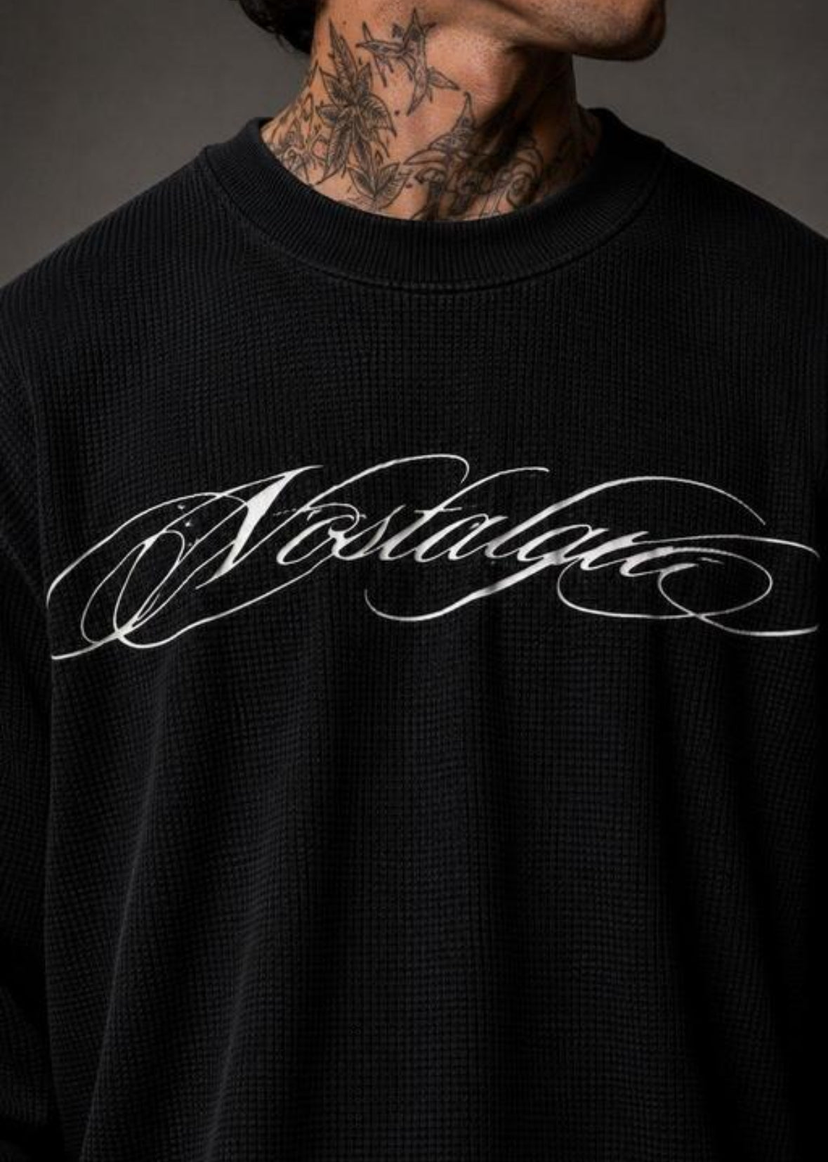 Full sleeve printed oversized T-shirt