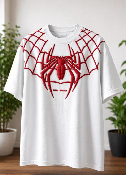 Spider puff print T-shirt