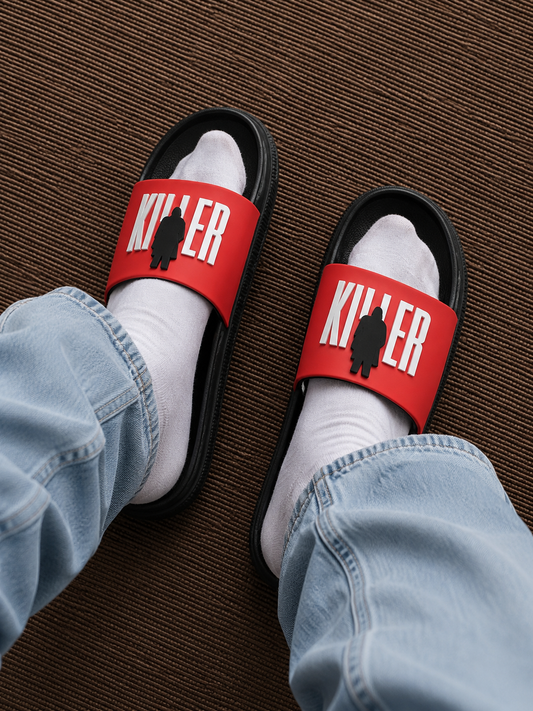 Casual sliders | red | comfy