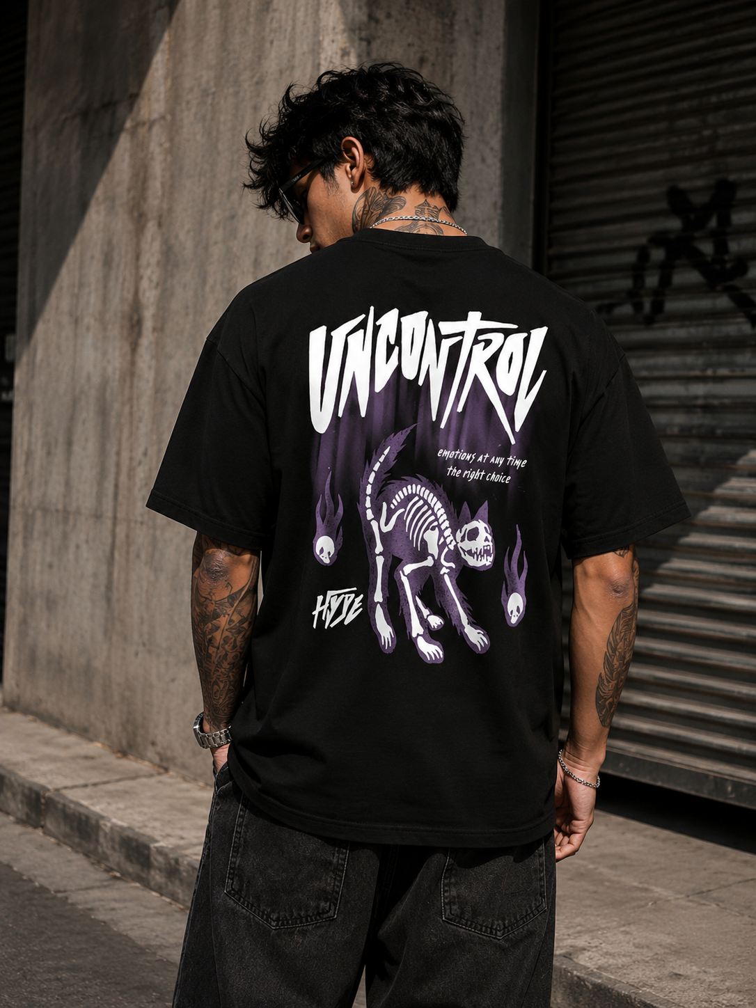 Oversized graphic T-shirt |3/4 sleeve | 2