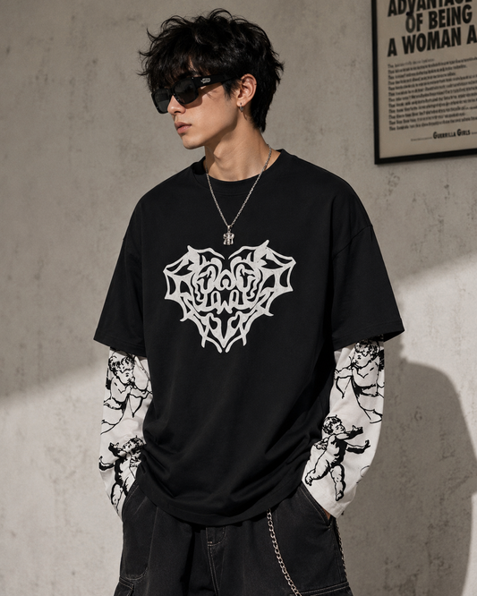 Full sleeve printed T-shirt