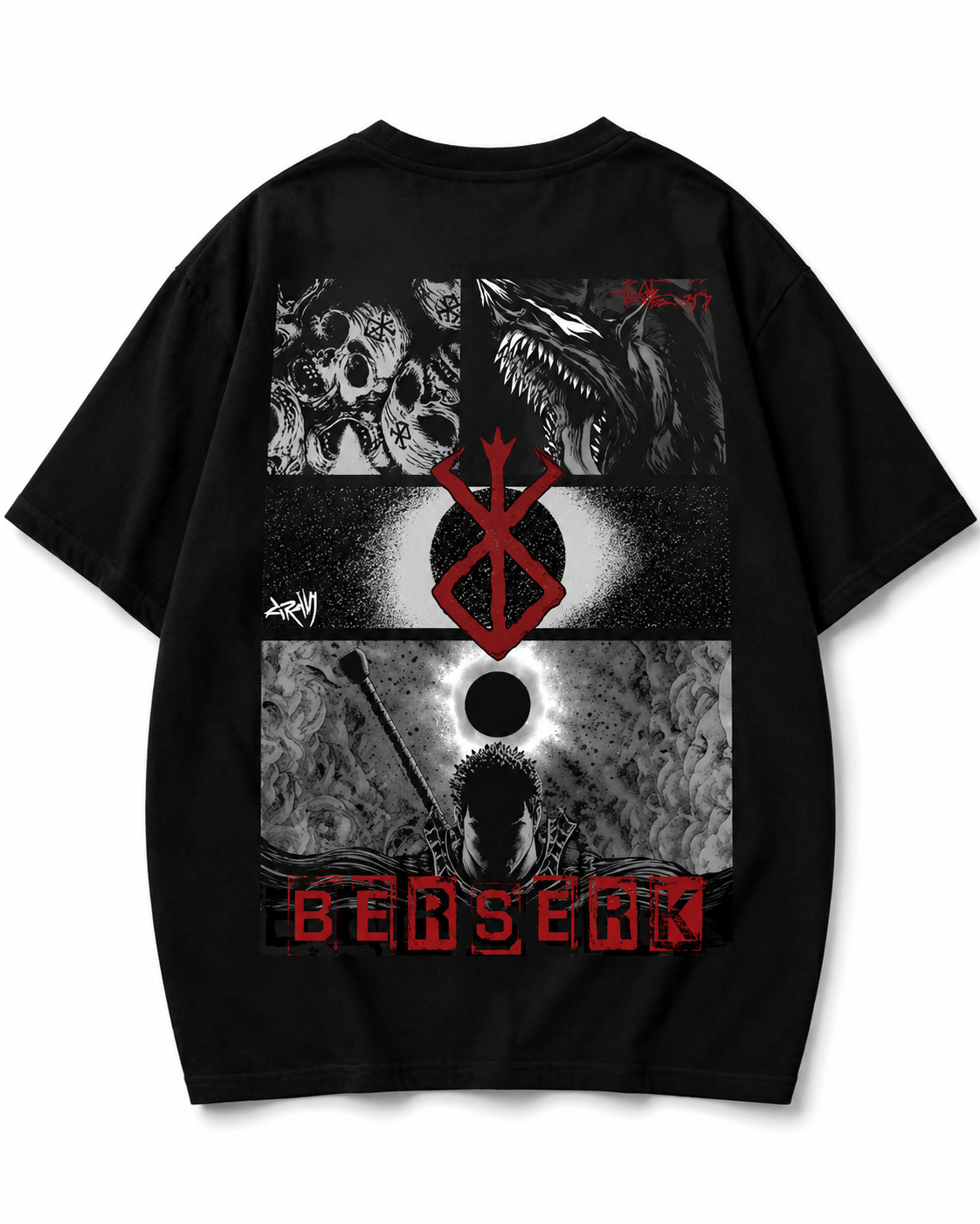 Black oversized T-shirt